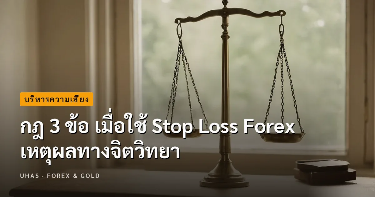 กฎ 3 ข้อเมื่อใช้ Stop Loss ในตลาด Forex