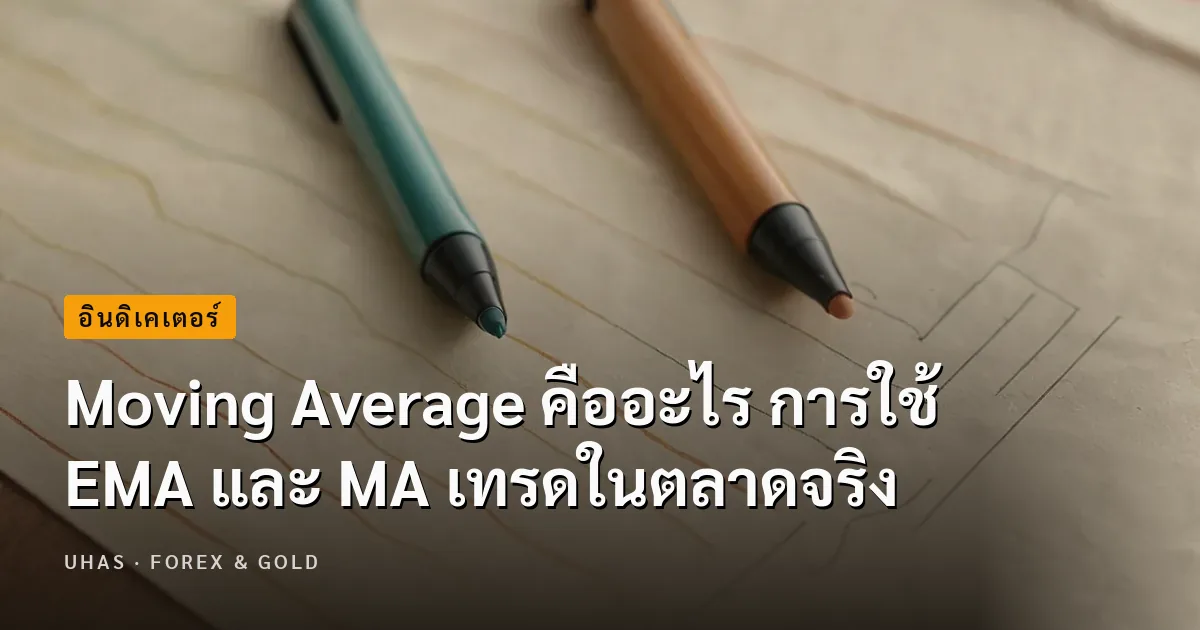 Moving Average คืออะไร การใช้ EMA และ MA เทรดในตลาดจริง