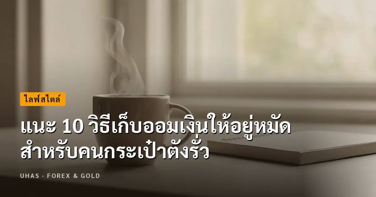 รวม 10 วิธีเก็บเงินให้อยู่ สำหรับคนชอบใช้เงิน