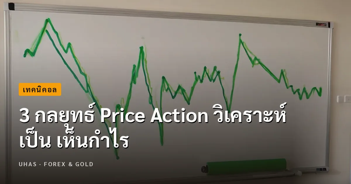 3 กลยุทธ์ Price Action วิเคราะห์เป็น เห็นกำไร