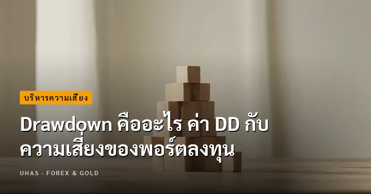 Drawdown คืออะไร ค่า DD กับ ความเสี่ยงของพอร์ตลงทุน