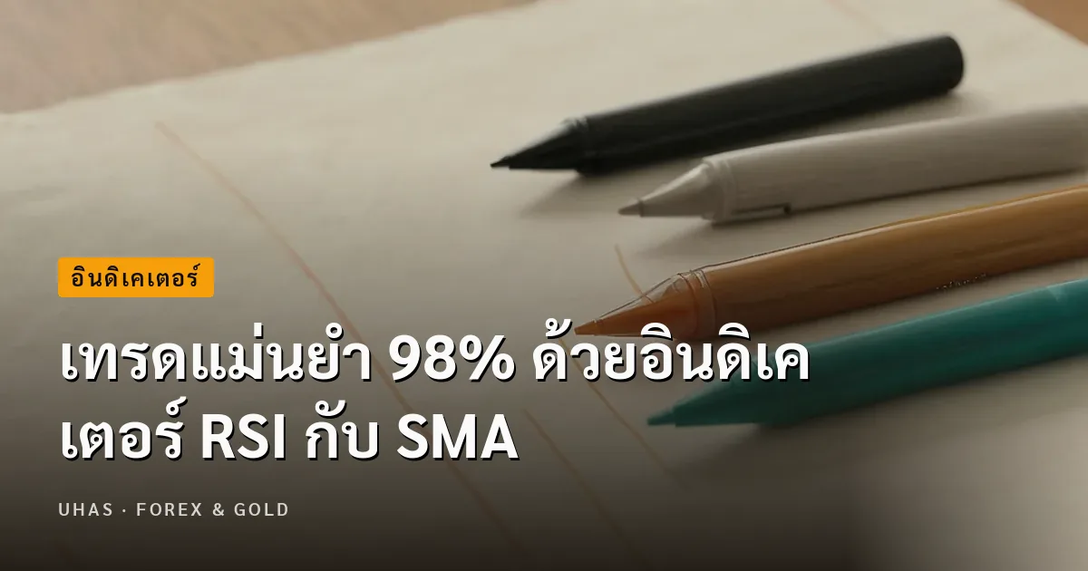 เทรดแม่นยํา 98% ด้วยอินดิเคเตอร์ RSI กับ SMA