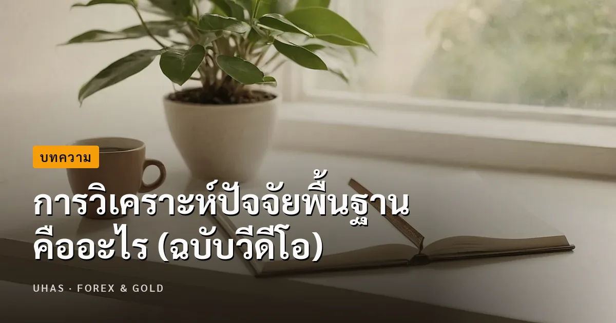 การวิเคราะห์ปัจจัยพื้นฐาน คืออะไร (ฉบับวีดีโอ)
