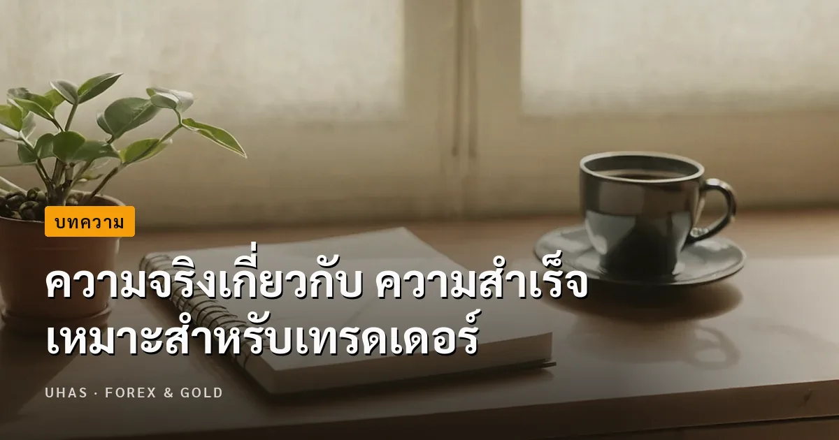 ความจริงเกี่ยวกับ ความสำเร็จ เหมาะสำหรับเทรดเดอร์