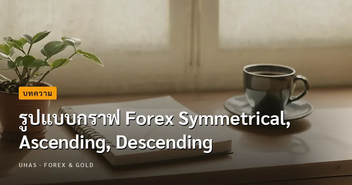 รูปแบบกราฟ Forex Symmetrical, Ascending, Descending