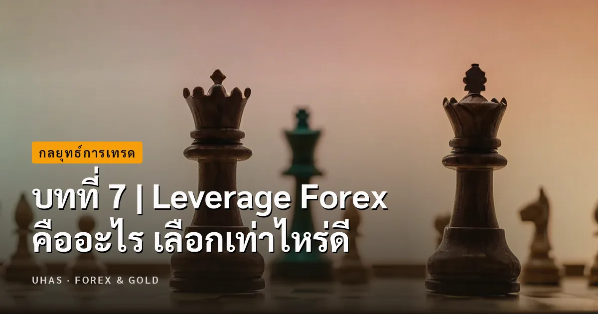 บทที่ 7 | Leverage Forex คืออะไร เลือกเท่าไหร่ดี