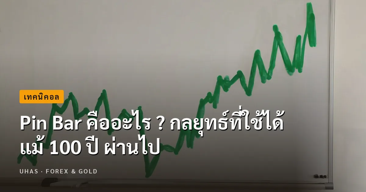 Pin Bar คืออะไร ? กลยุทธ์ที่ใช้ได้แม้ 100 ปี ผ่านไป