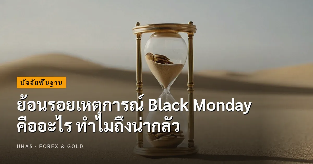 เหตุการณ์ Black Monday คืออะไร ทำไมถึงทำนักลงทุนทั่วโลกขว...