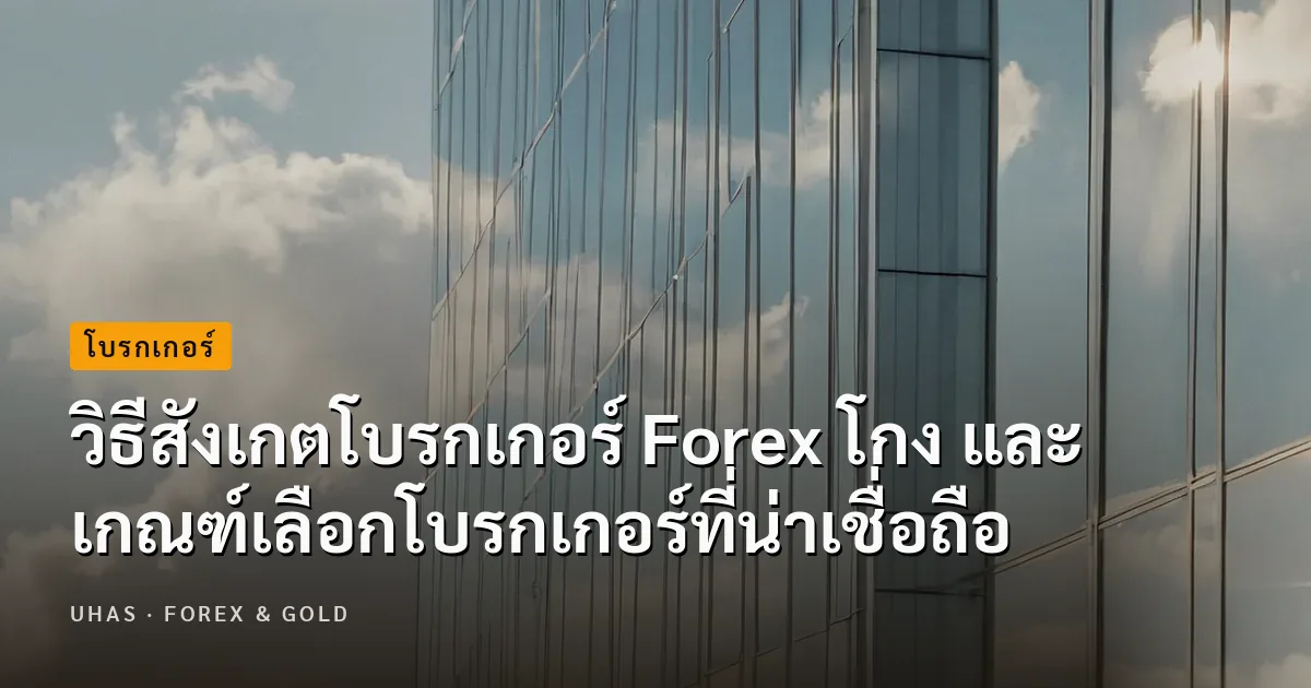 ลดความเสี่ยงถูกโบรกเกอร์ Forex โกง ด้วยวิธีสังเกตง่าย ๆ