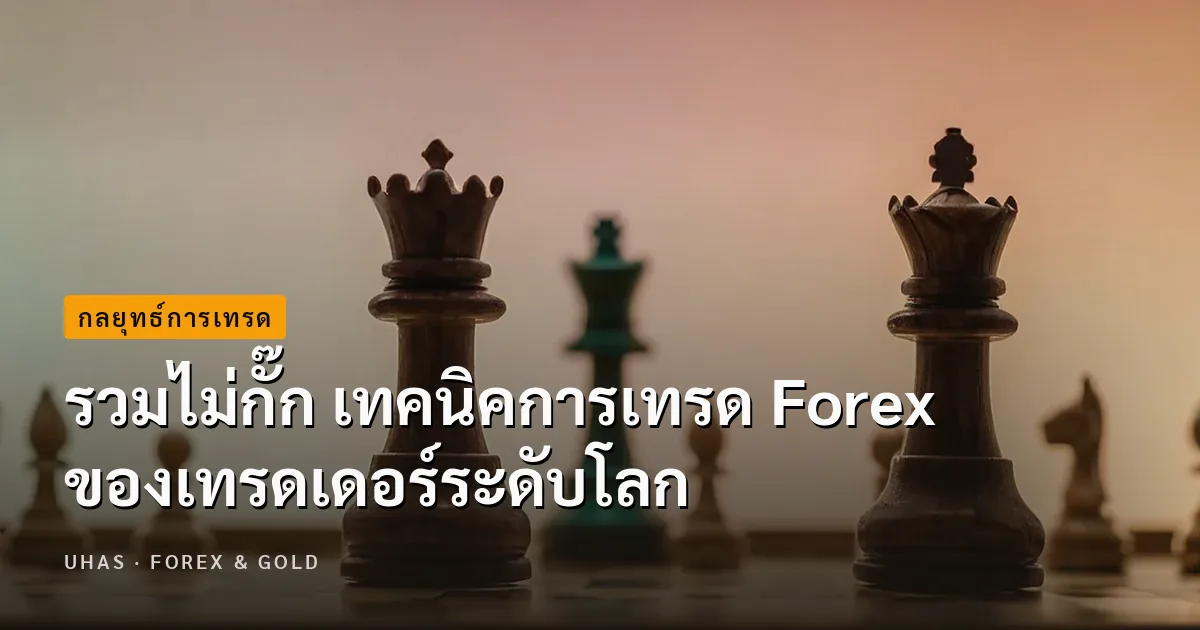 รวมไม่กั๊ก เทคนิคการเทรด Forex ของเทรดเดอร์ระดับโลก