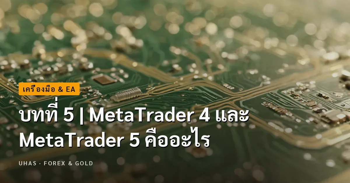 MetaTrader 4 มีวิธีใช้ยังไง ต่างจาก MT5 ยังไง