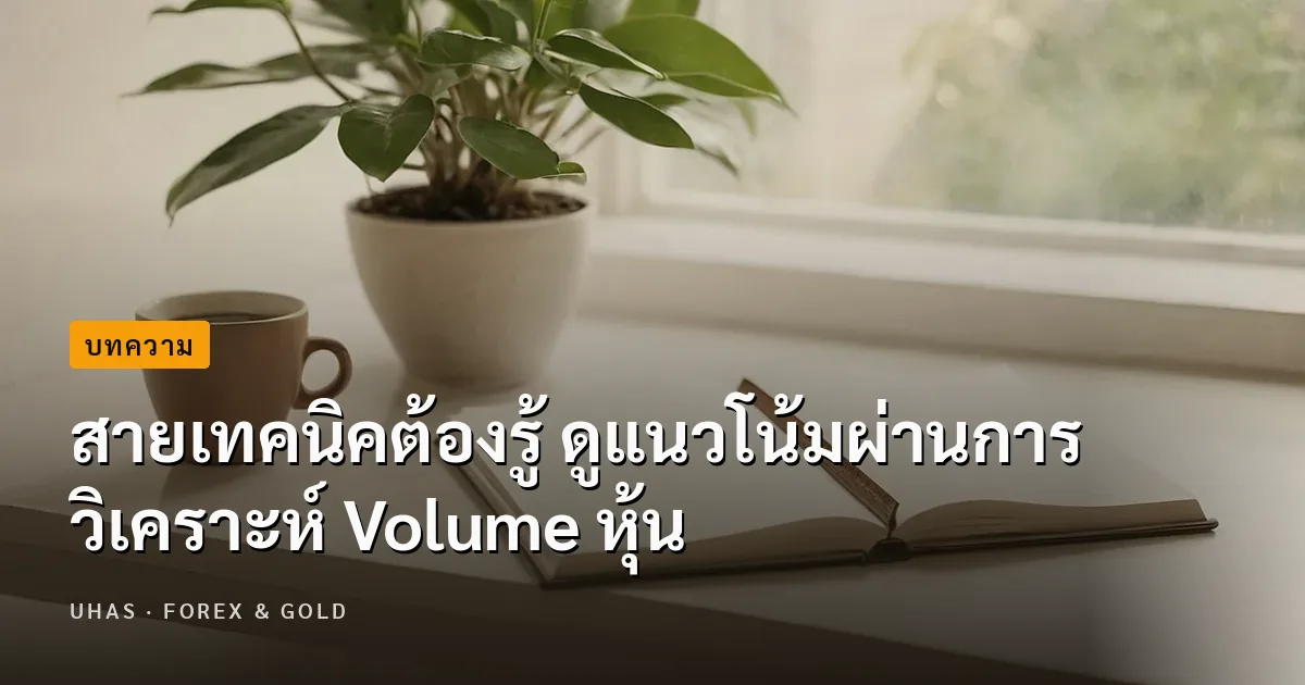 การวิเคราะห์ Volume หุ้นในกราฟ ตัวช่วยวิเคราะห์ปริมาณซื้อขาย