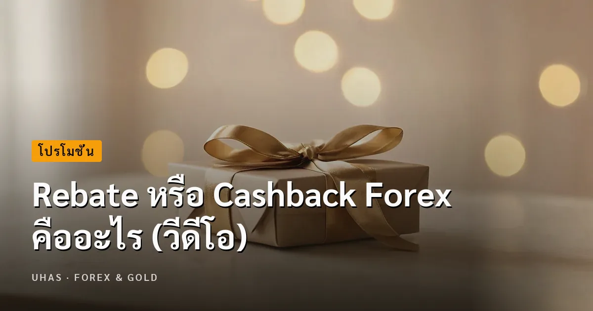 Rebate หรือ Cashback Forex คืออะไร