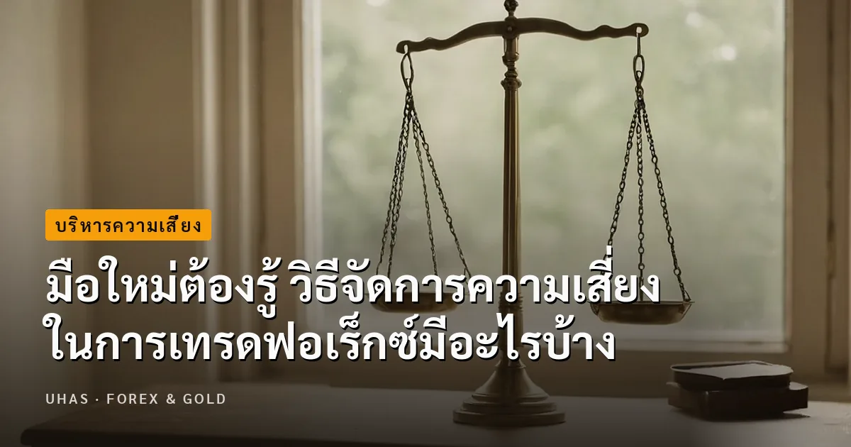 วิธีจัดการความเสี่ยงในการเทรดฟอเร็กซ์ ที่มือใหม่ต้องรู้