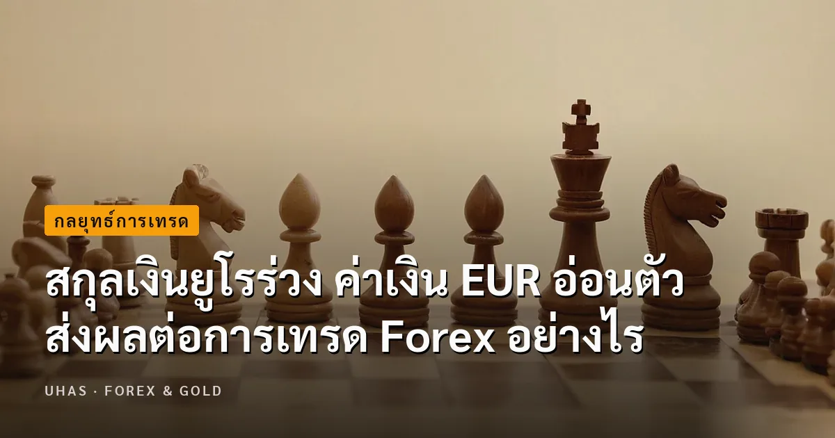 สกุลเงินยูโรร่วง เงิน EUR อ่อนค่า ตลาด Forex ได้รับผลกระทบ