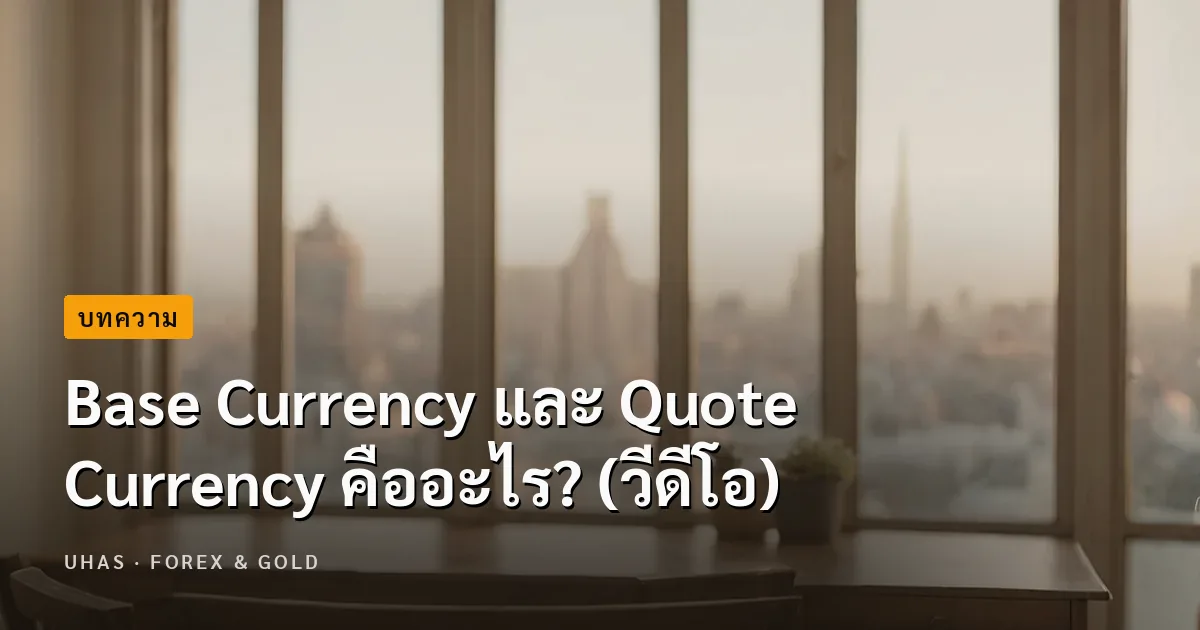 Base Currency และ Quote Currency คืออะไร?